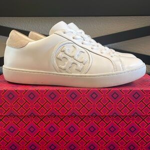 Tory Burch leather T logo sneakers